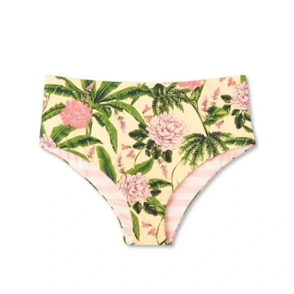 Peony print reversible bikini hotsell